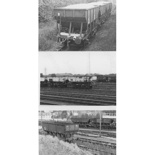 145 - Railway. Infrastructure - Wagons. A selection of approx. 150, black and white and colour prints, mos... 