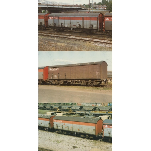 146 - Railway. Infrastructure - Wagons. A selection of approx. 220, black and white and colour prints, mos... 