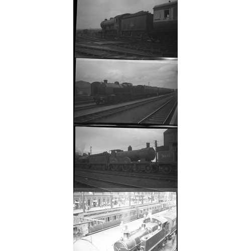 163 - Railway. BR Steam, mainly BRM and BRS. A selection of approx. 120, black and white negatives in medi... 