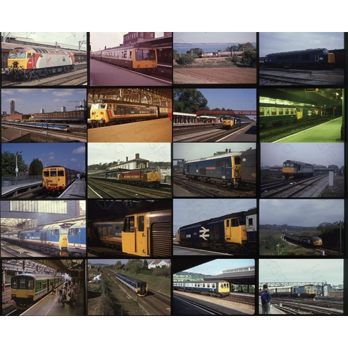 169 - Railway. Modern Traction. A selection of approx. 350 x 35mm colour slides, on mixed film stock. The ... 