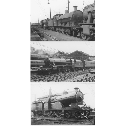 17 - Railway. B.R. Steam. A box of Approx. 750+, black and white, postcard size prints. The prints featur... 