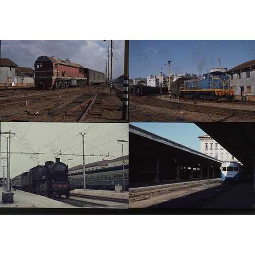 170 - Railway. Overseas Traction. End of collection, oddments, consisting of 4 x 35mm colour slides (no ca... 