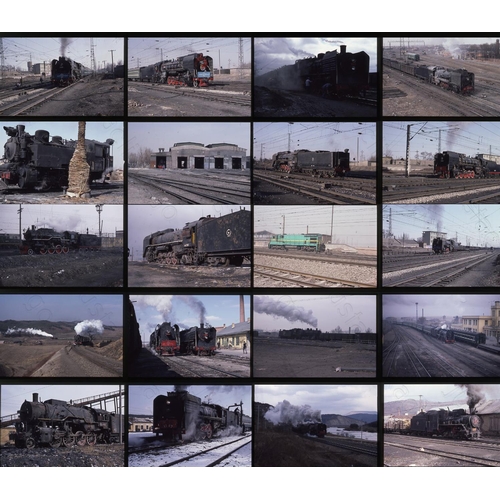 184 - Railway. Overseas traction - CHINA. A large collection of approx. 700 x 35mm colour slides on Kodak ... 