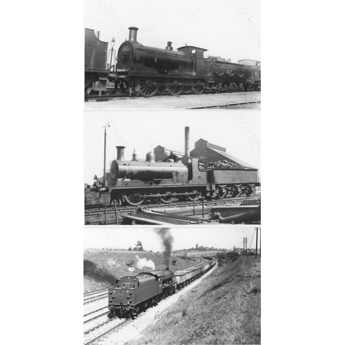 19 - Railway. B.R. Steam. A box of Approx. 700+, black and white, postcard size prints. The prints featur... 