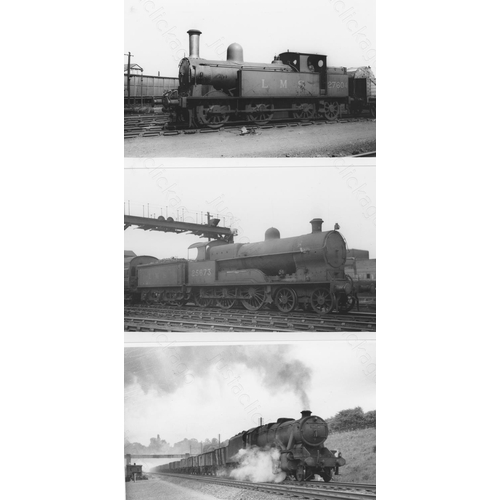 191 - Railway. B.R. Steam. A good collection of approx. 220, black and white, postcard size prints. The pr... 