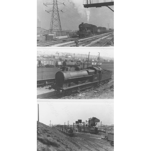 191 - Railway. B.R. Steam. A good collection of approx. 220, black and white, postcard size prints. The pr... 