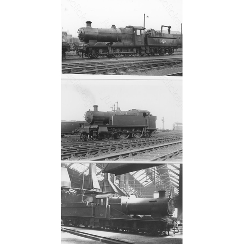 192 - Railway. B.R. Steam. A good collection of approx. 250, black and white, postcard size prints. The pr... 