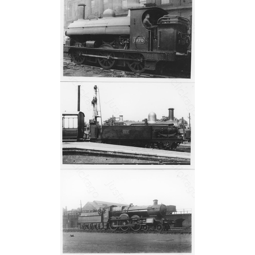 197 - Railway. B.R. Steam. A good collection of approx. 270+, black and white, postcard size prints. The p... 