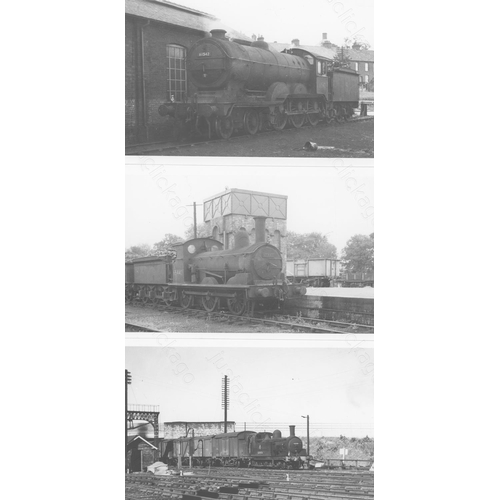 199 - Railway. B.R. Steam. A good collection of approx. 285, black and white, postcard size prints. The pr... 