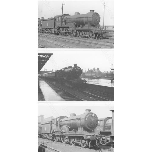 199 - Railway. B.R. Steam. A good collection of approx. 285, black and white, postcard size prints. The pr... 