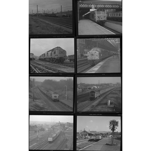 2 - Railway. Original black & white, individual, medium format negatives by John Vaughan.
Approx. 100. R... 