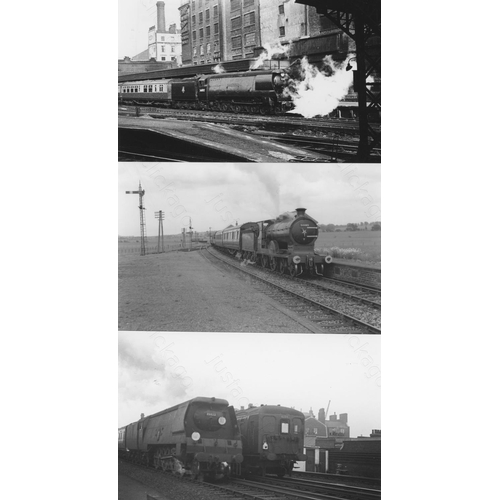 20 - Railway. B.R. Steam. A box of Approx. 650+, black and white, postcard size prints. The prints featur... 