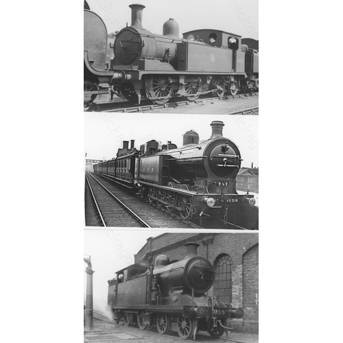 20 - Railway. B.R. Steam. A box of Approx. 650+, black and white, postcard size prints. The prints featur... 