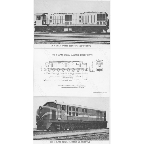 229 - Railway. Overseas Traction. A collection of approx. 114  x colour and black and white, unused, 