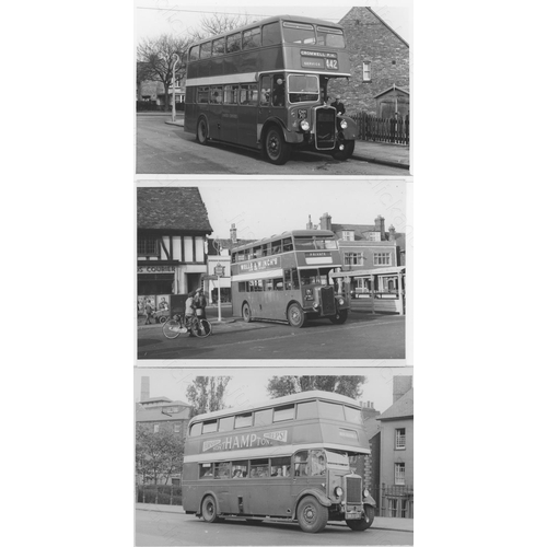 231 - U.K. Bus. A small collection of 88 x black and white (a few colour noted) prints. The prints are in ... 