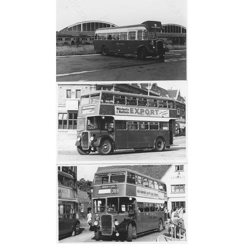 231 - U.K. Bus. A small collection of 88 x black and white (a few colour noted) prints. The prints are in ... 