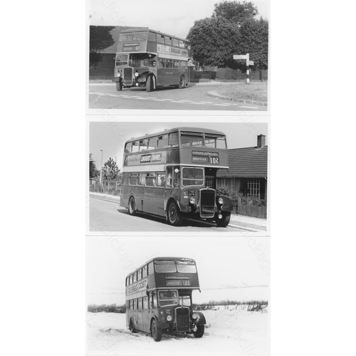 231 - U.K. Bus. A small collection of 88 x black and white (a few colour noted) prints. The prints are in ... 