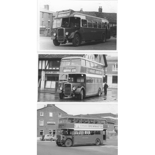 231 - U.K. Bus. A small collection of 88 x black and white (a few colour noted) prints. The prints are in ... 