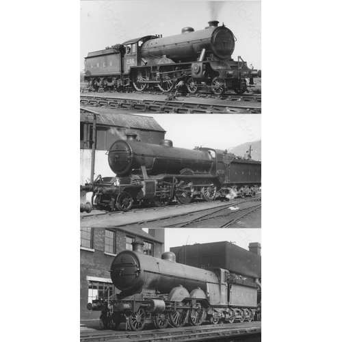 242 - Railway. LNER Locomotives. A good collection of approx. 300, black and white postcard size prints. T... 