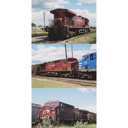 262 - Railway. Overseas Traction-CANADA. A collection of good quality 6