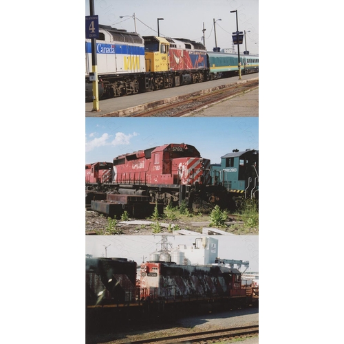 262 - Railway. Overseas Traction-CANADA. A collection of good quality 6