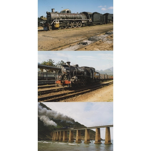 266 - Railway. Overseas Traction - South Africa. A small selection of approx. 114 colour prints, postcard ... 