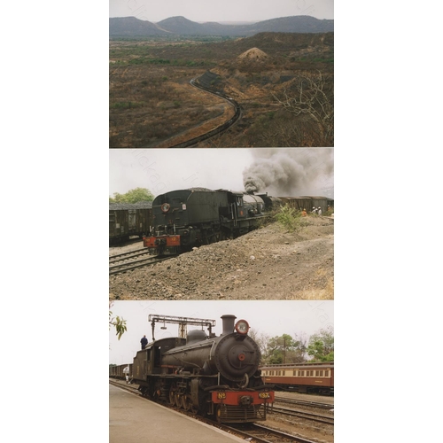 266 - Railway. Overseas Traction - South Africa. A small selection of approx. 114 colour prints, postcard ... 