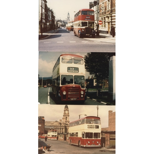 294 - U.K. Bus. A small selection of 34 black and white and a few colour prints, in assorted sizes (6