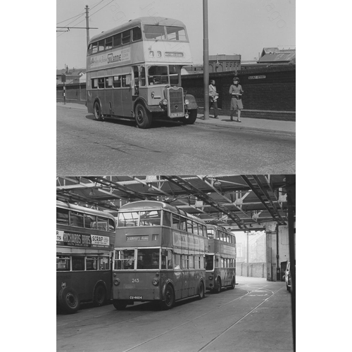 294 - U.K. Bus. A small selection of 34 black and white and a few colour prints, in assorted sizes (6