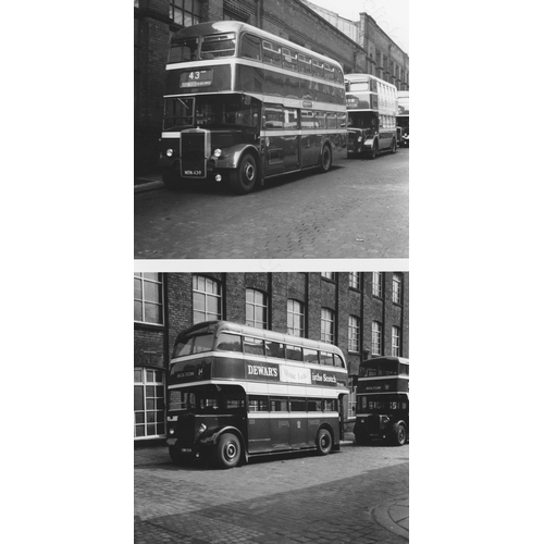 294 - U.K. Bus. A small selection of 34 black and white and a few colour prints, in assorted sizes (6