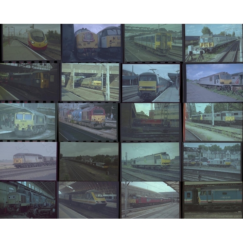 40 - Railway. Modern Traction. Approx. 100 x 35mm colour negatives with a few black and white mixed in. T... 