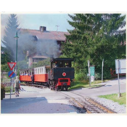 43 - Railway. Overseas Traction - AUSTRIA. An album of colour prints, mainly 7