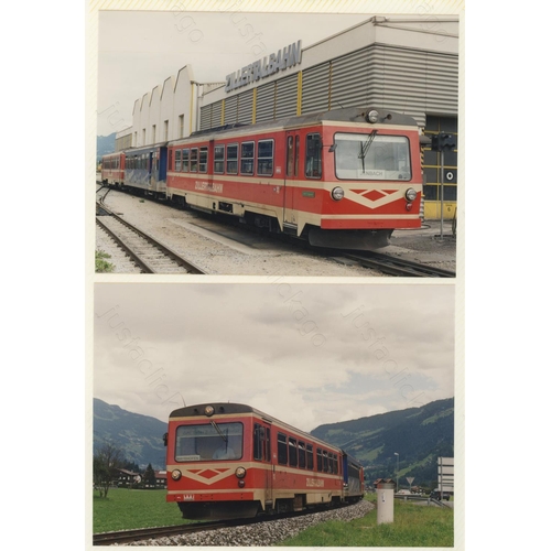 43 - Railway. Overseas Traction - AUSTRIA. An album of colour prints, mainly 7