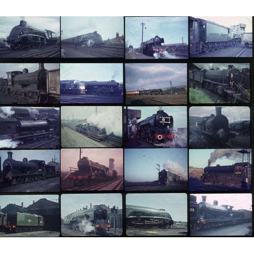 434 - Railway. BR Steam. A small selection of 40 x 35mm colour slides, mainly on Agfa film stock. The slid... 