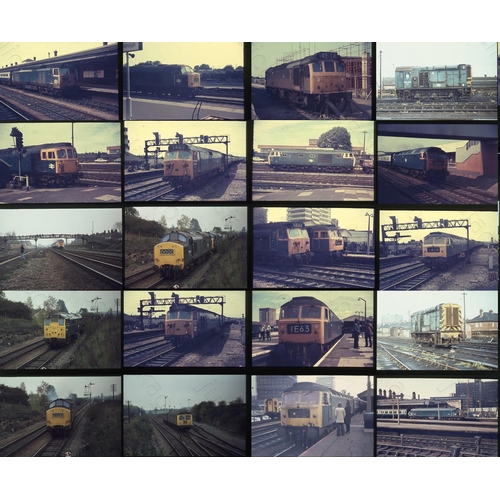 435 - Railway. Modern Traction. A small selection of 35 x 35mm  colour slides on Agfa and Prinz film stock... 