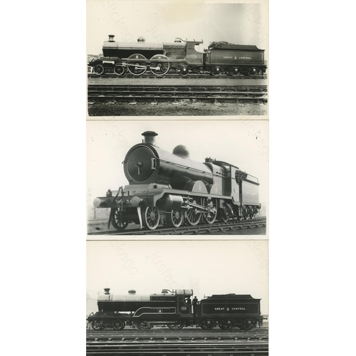 45 - Railway. Pre-Grouping - Great Central Railway. An album of mainly black and white, postcard size pri... 