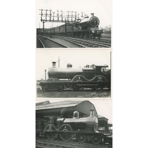 45 - Railway. Pre-Grouping - Great Central Railway. An album of mainly black and white, postcard size pri... 