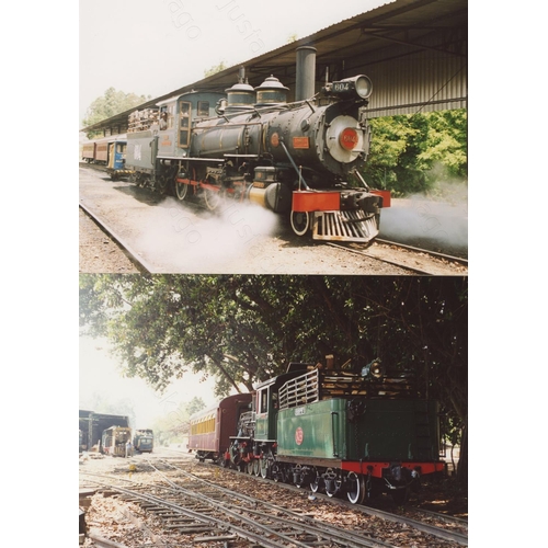 46 - Railway. Overseas Traction - BRAZIL. An album of  mostly 7