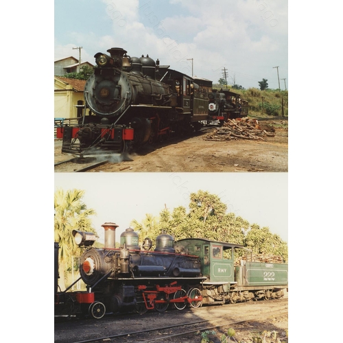 46 - Railway. Overseas Traction - BRAZIL. An album of  mostly 7