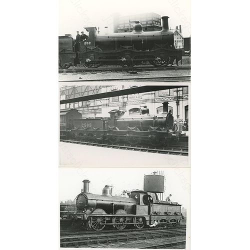 48 - Railway. Pre-Grouping - Midland Railway. An album of mainly black and white, postcard size prints. T... 