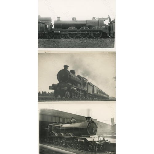 51 - Railway. Pre-Grouping - Great Central Railway. An album of  black and white, postcard size prints. T... 