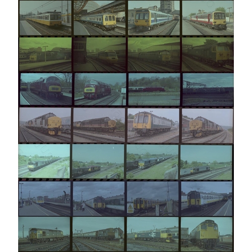 56 - Railway. Modern Traction. A folder of approx. 2000 x 35mm colour negatives with some black and white... 