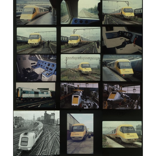 57 - Railway. Modern Traction. A small selection of just 15 x 35mm colour slides, on mixed film stock. Th... 