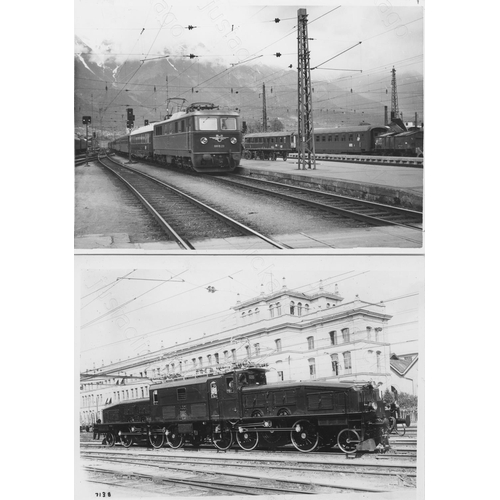 67 - Railway. Overseas Traction. A selection of approx. 75, black and white prints, in assorted sizes (se... 