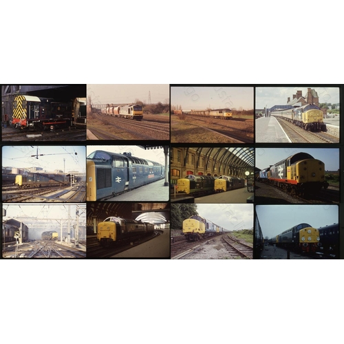 72 - Railway. Modern Traction. A selection of approx. 300 x 35mm, colour slides, on mixed film stock, hou... 