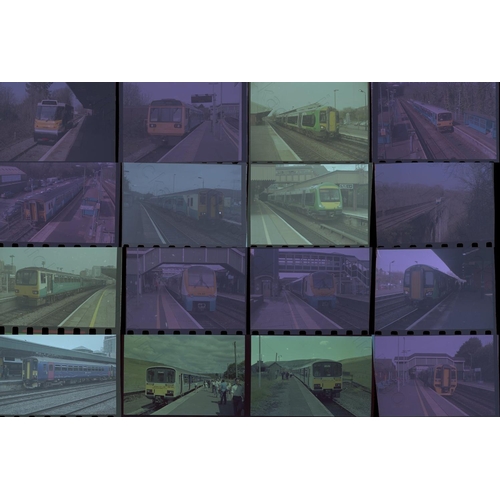 77 - Railway. Modern Traction, D.M.U's. Approx. 160, mostly 35mm, black and white and colour negatives. A... 