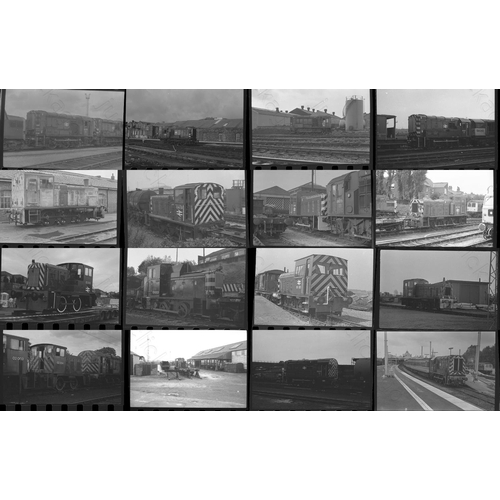 80 - Railway. Modern Traction. Approx. 100 x 35mm and a few medium format, individual black and white neg... 