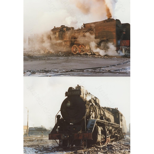 83 - Railway. Overseas Traction - CHINA. A good selection of working steam taken in China, mainly in 1983... 