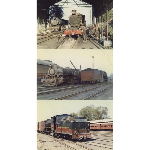 84 - Railway. Overseas Traction - INDIA. A good selection of working steam taken in India in 1980. There ... 