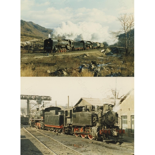 86 - Railway. Overseas Traction - CHINA. A good selection of working steam taken in China, mainly in 1987... 